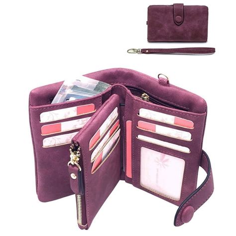 womens leather wallets with rfid protection|rfid wallets women lightweight.